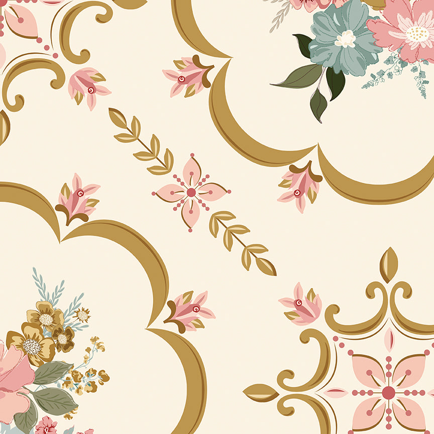 Fabric Riley Blake Gold Renew 108" Wide Back by the Quarter Yard WB17289-GOLD