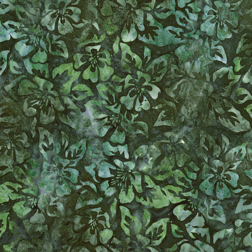 Fabric Riley Blake Grass Backyard Birds Expressions Batiks by the Quarter Yard BT23582-322