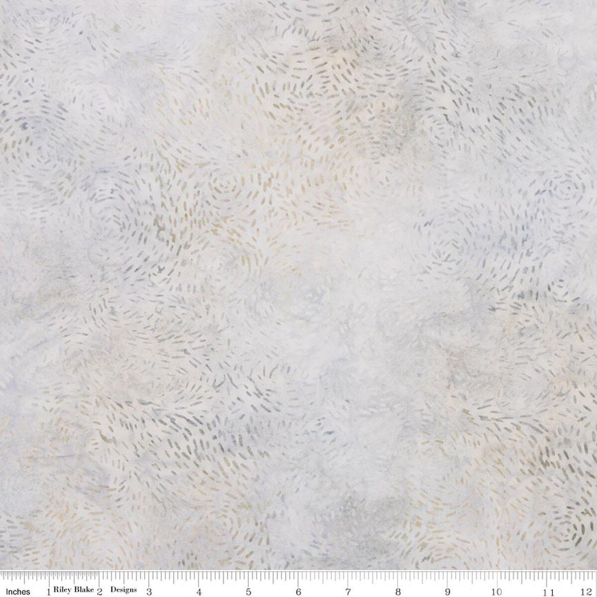 Fabric Riley Blake Gray Whisper Silver Shores Expressions Batiks by the Quarter Yard BT23544-332
