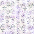 Pattern of gray and purple pumpkins on a white background
