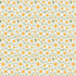 Pattern of white flowers with yellow centers on a green background