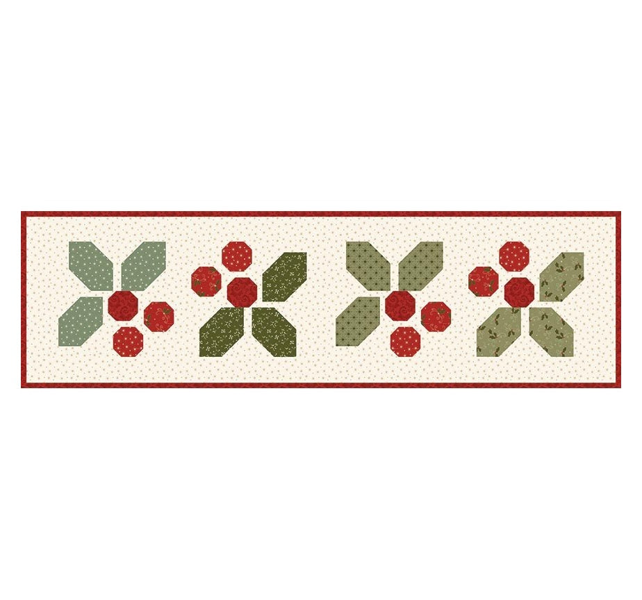 Fabric Riley Blake Holly-Day Cheer Runner Kit KT-17661