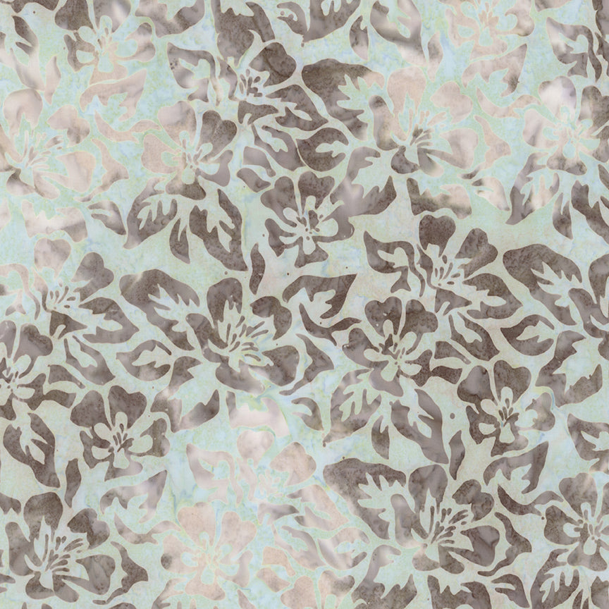 Fabric Riley Blake Icy Mint Backyard Birds Expressions Batiks by the Quarter Yard BT23582-348