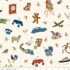 Fabric Riley Blake Ivory Toys Simple Pleasures by the Quarter Yard CD16656-IVORY