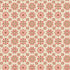 Patterned fabric with pink and red floral design on a beige background