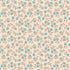 Pattern of small flowers and leaves on a beige background