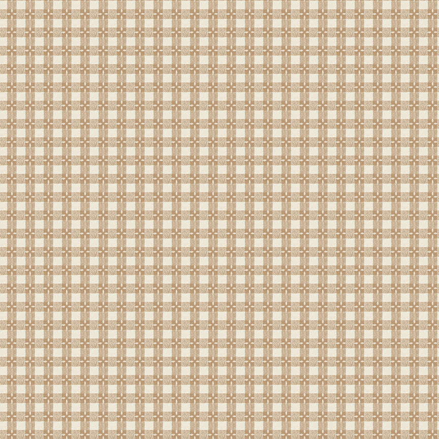 Beige and white checkered pattern