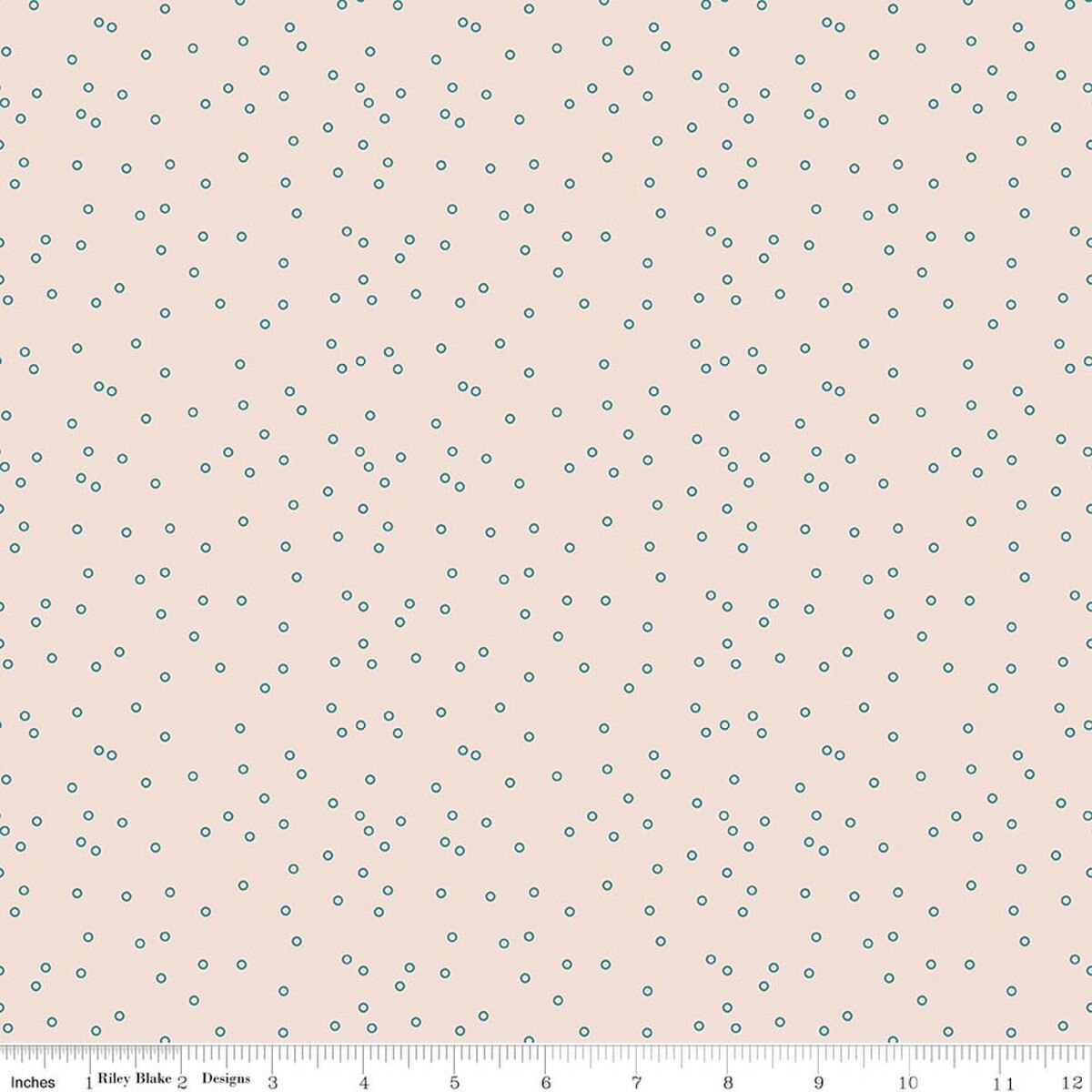 Fabric Riley Blake Lori Holt Raindrop Circles Background Farmer's Daughter by the Quarter Yard C17181-RAINDROP