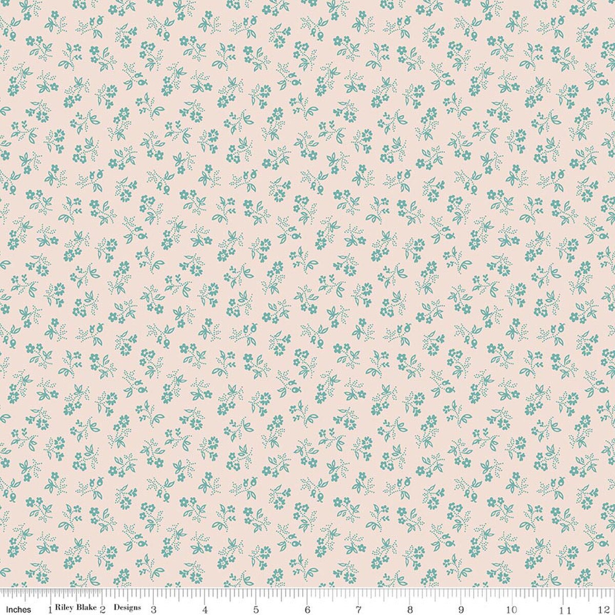 Fabric Riley Blake Lori Holt Raindrop Vintage Background Farmer's Daughter by the Quarter Yard C17180-RAINDROP