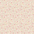 Pattern of small red flowers and green leaves on a beige background