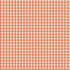 Patterned fabric with a checkered design on an orange background