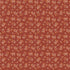 Small floral pattern on a red-brown background