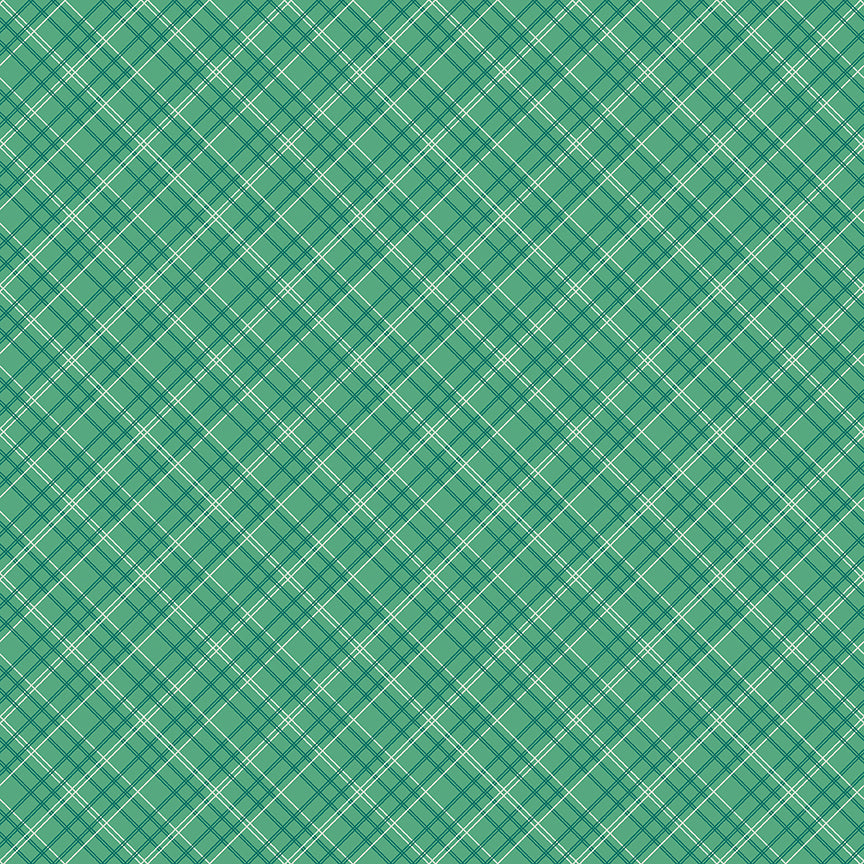 Fabric Riley Blake Lori Holt in Color Alpine Plaid Berry & Sage by the Quarter Yard C17393-ALPINE