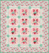 Fabric Riley Blake Lori Holt in Color Strawberry Crush Sew Along Quilt Kit KT-17380