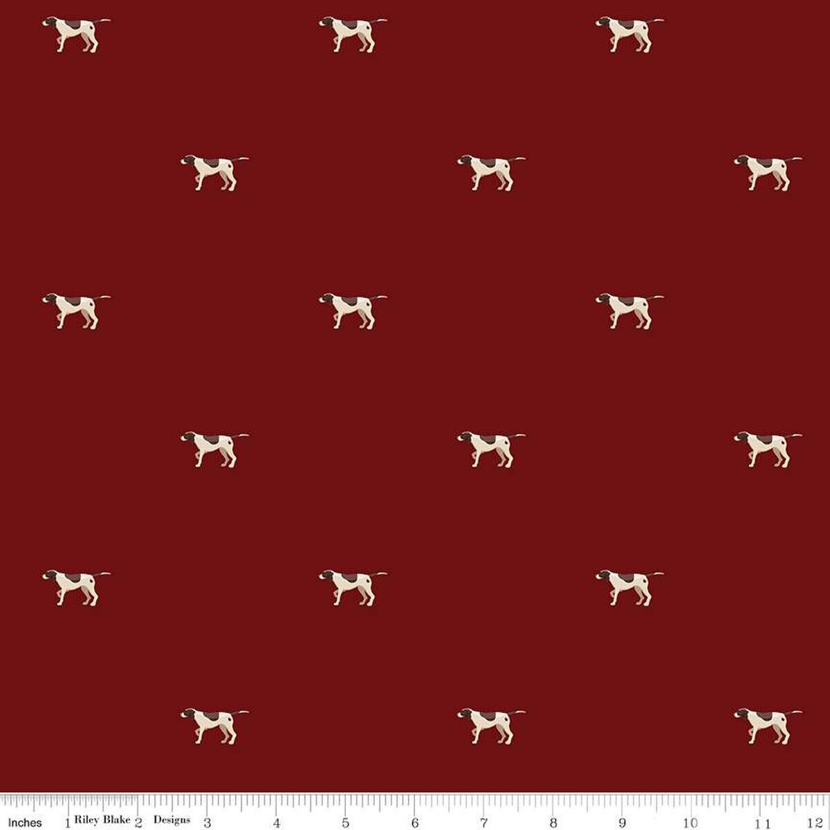 Fabric Riley Blake Mahogany Pointers Plaid-Venture Club by the Quarter Yard C17044-MAHOGANY