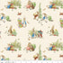 Fabric Riley Blake Main Cream Peter Rabbit and Benjamin Bunny by the Quarter Yard CD17250-CREAM