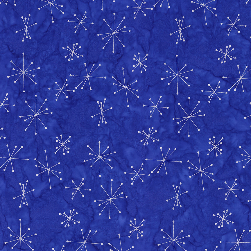 Fabric Riley Blake Metallic Deep Water Express Yourself! Holiday Sparkle Expressions Batiks by the Quarter Yard BTM23558-697