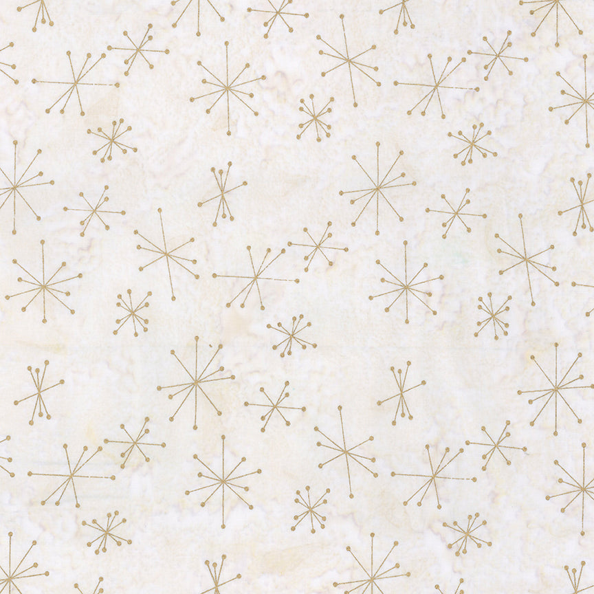 Fabric Riley Blake Metallic Sugar Cookie Express Yourself! Holiday Sparkle Expressions Batiks by the Quarter Yard BTM23558-122