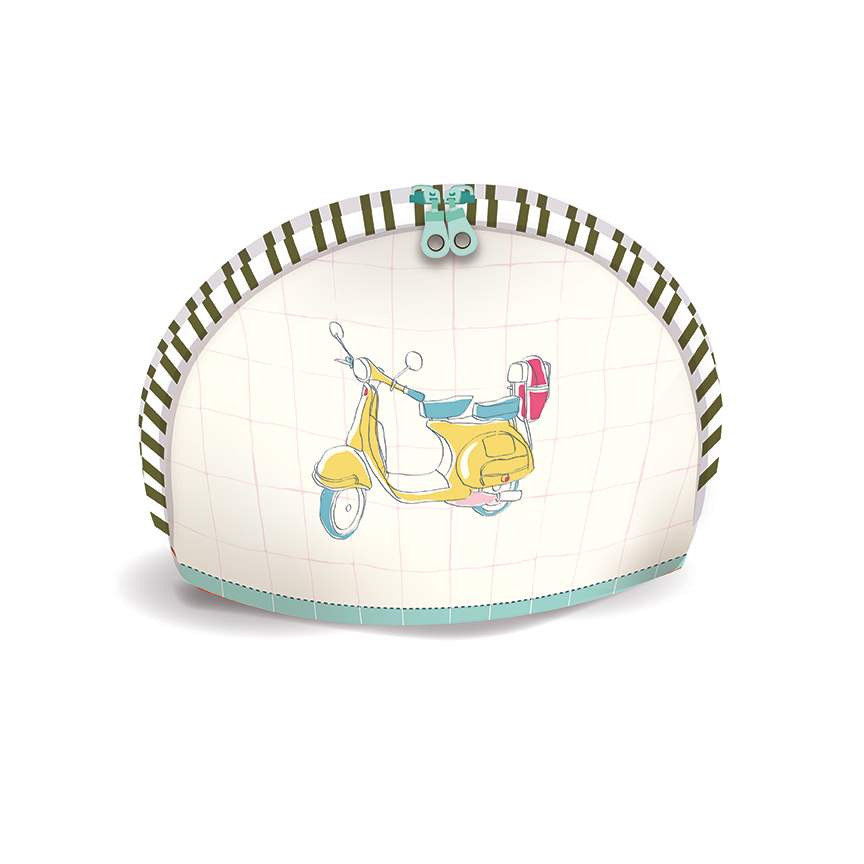 Fabric Riley Blake Minki Kim Cottage Pouch Panel P17060-PANEL