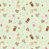 Fabric Riley Blake Mint Animal Toss Baby Girl Designer Flannel by the Quarter Yard F17501-MINT