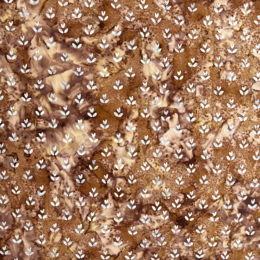 Fabric Riley Blake Mocha Me Crazy Farm to Table Expressions Batiks 108" Wide Back by the Quarter Yard BTWB23614-542