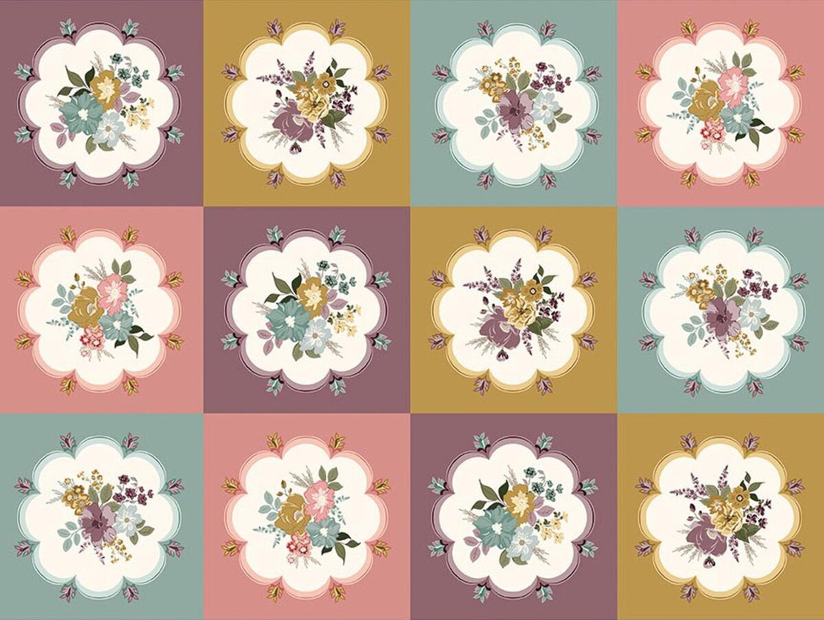 Fabric Riley Blake Multi Cheater Print Doilies Renew by the Quarter Yard C17288-MULTI