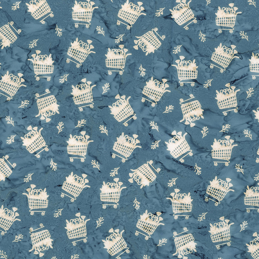 Fabric Riley Blake Ocean Blue Farm to Table Expressions Batiks by the Quarter Yard BT23611-294
