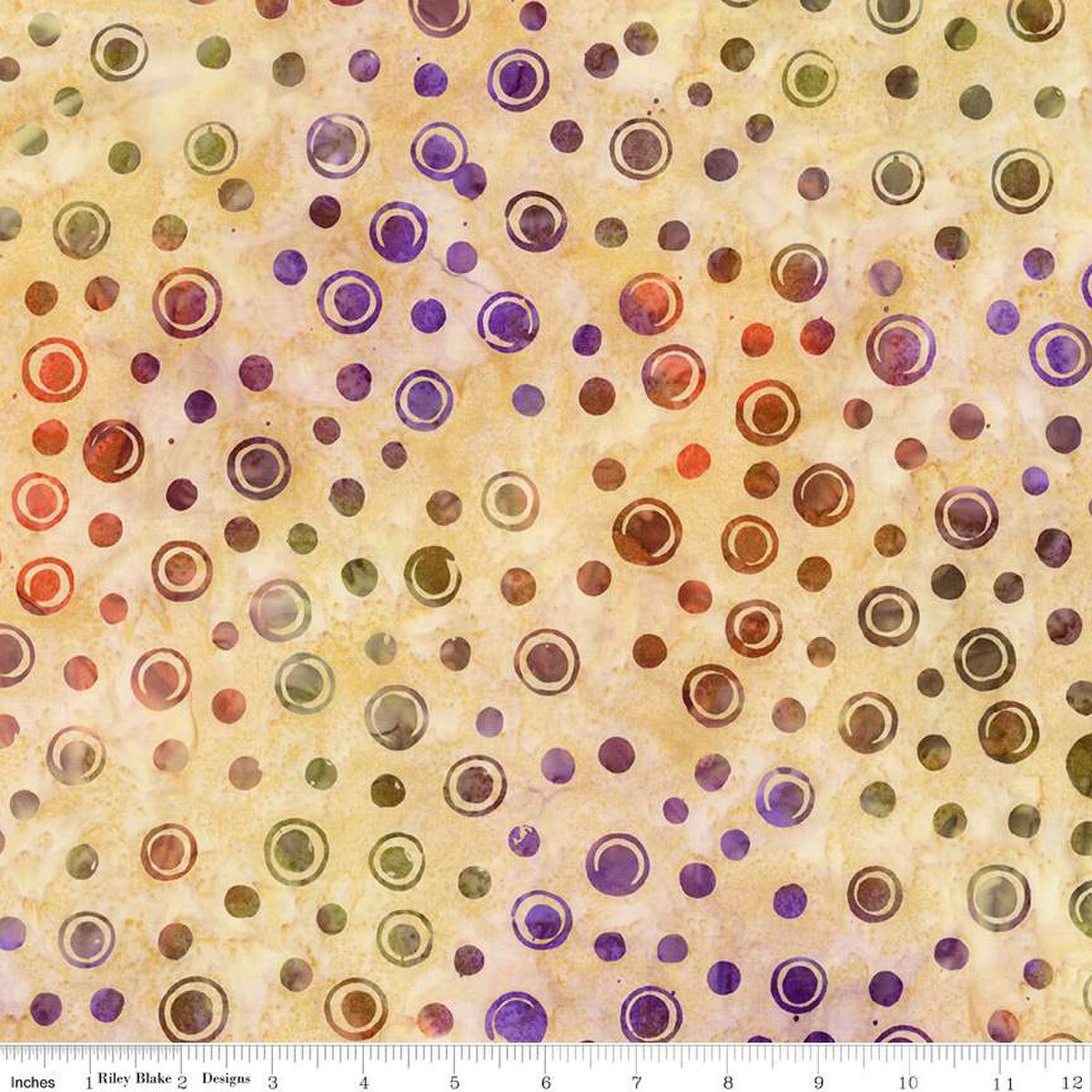 Fabric Riley Blake Organza Spots Fright This Way Expressions Batiks by the Quarter Yard BT23334-148