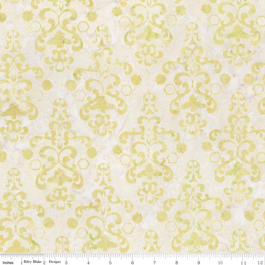 Fabric Riley Blake Parmesan Expressions Batiks Watercolor Daisies by the Quarter Yard BT23241-261