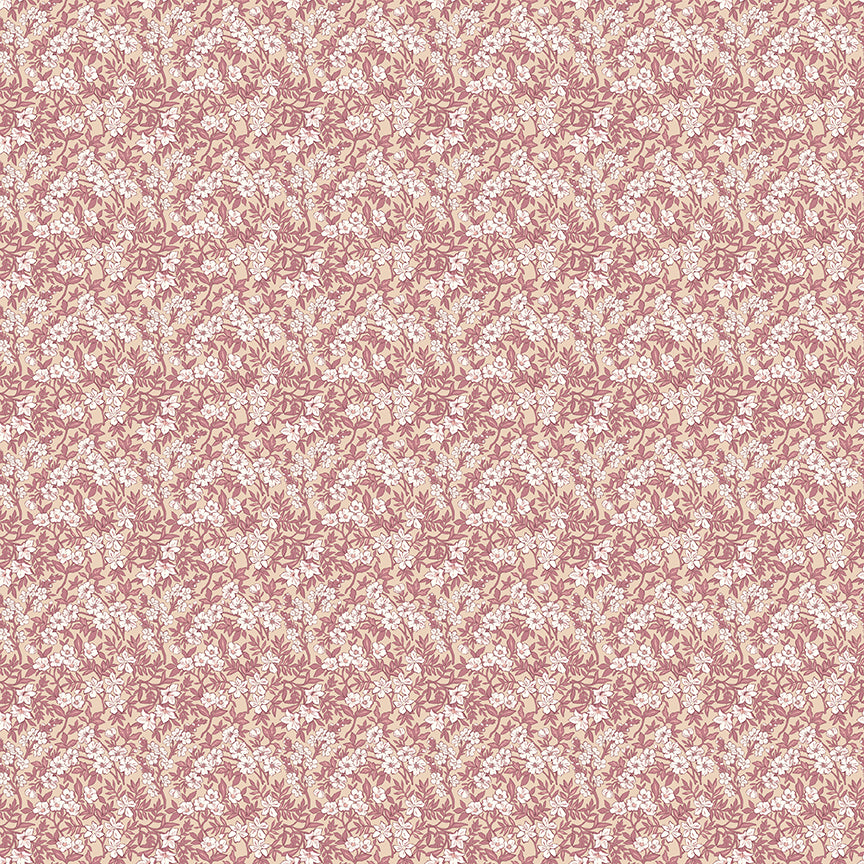 Fabric Riley Blake Peach Spring Floral Daybreak on the Prairie by the Quarter Yard C17688-PEACH