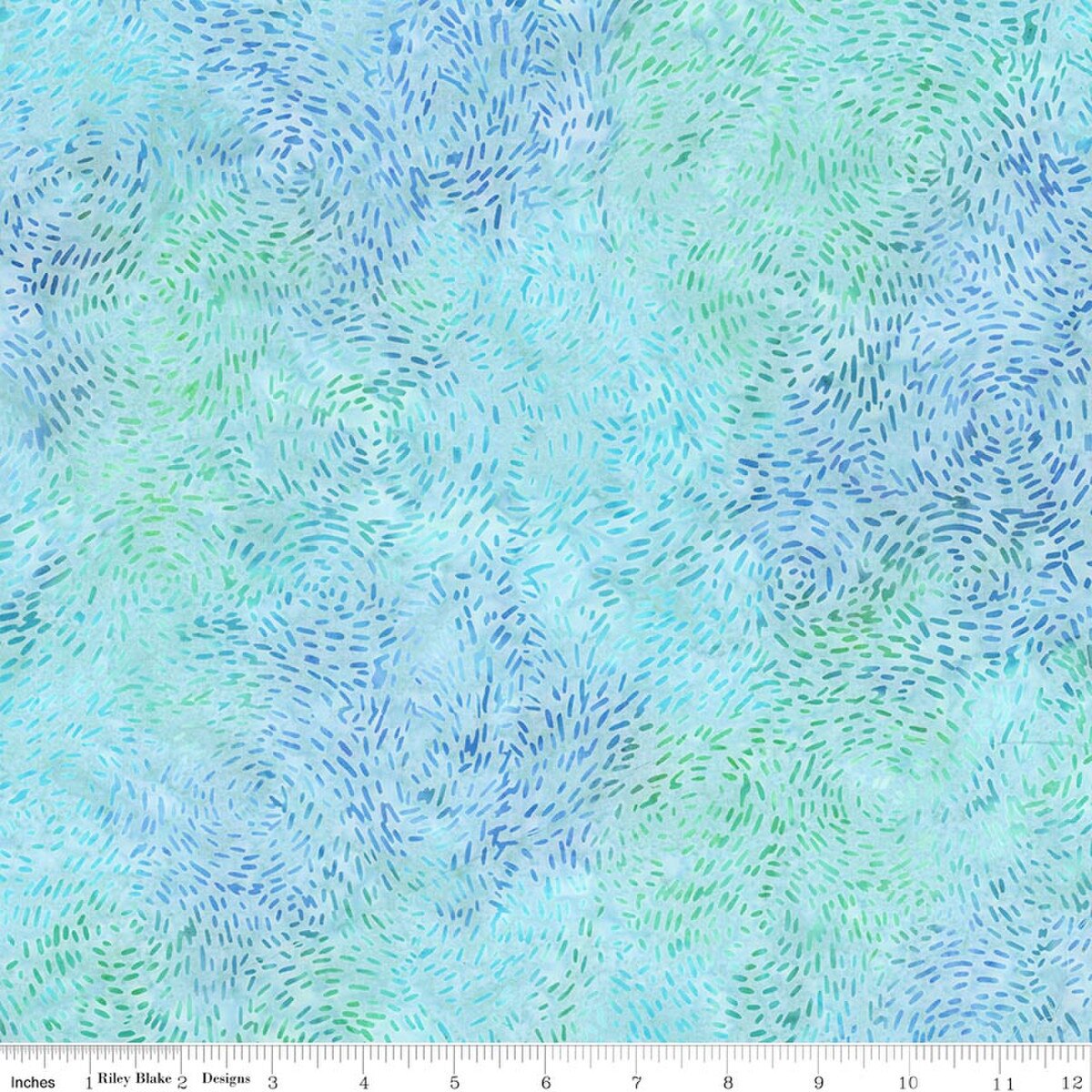 Fabric Riley Blake Peek-a-Blue Silver Shores Expressions Batiks by the Quarter Yard BT23540-700