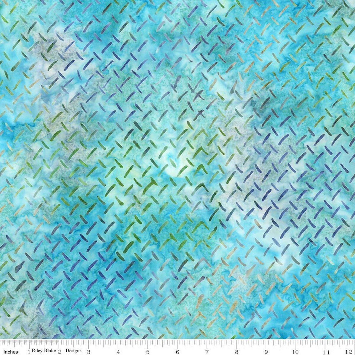 Fabric Riley Blake Peek-a-Blue Silver Shores Expressions Batiks by the Quarter Yard BT23550-700