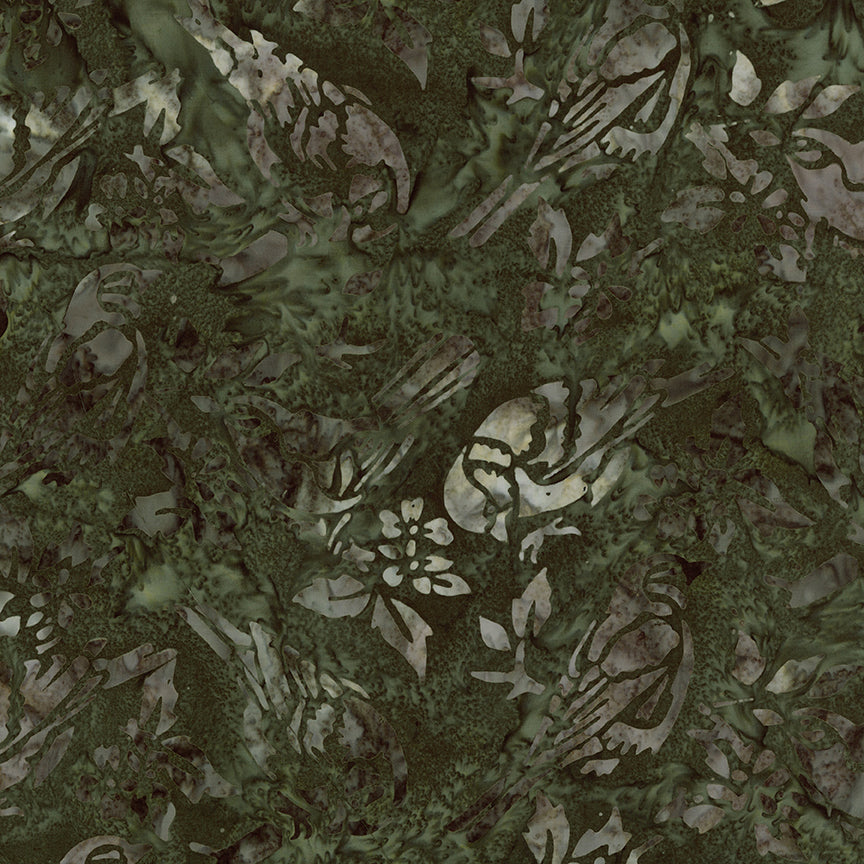 Fabric Riley Blake Pine Haven Backyard Birds Expressions Batiks by the Quarter Yard BT23580-719