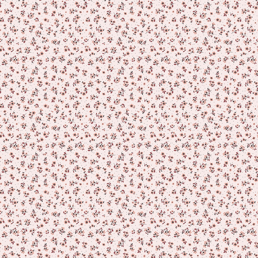 Fabric Riley Blake Pink Ditsy Daybreak on the Prairie by the Quarter Yard C17687-PINK