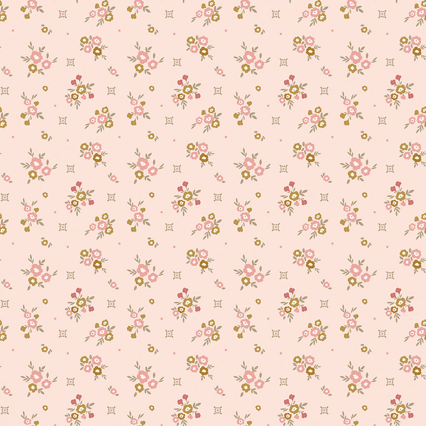 Fabric Riley Blake Pink Floral Renew by the Quarter Yard C17281-PINK