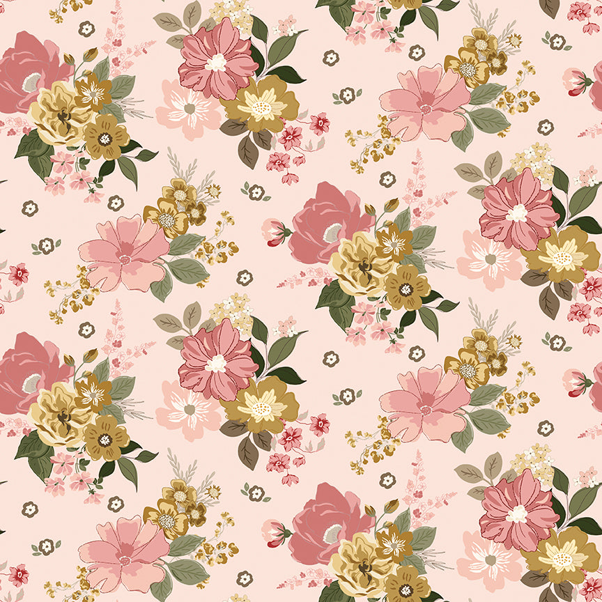 Fabric Riley Blake Pink Main Renew by the Quarter Yard C17280-PINK