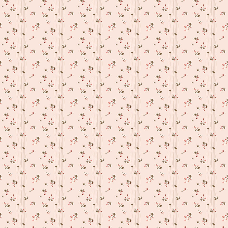 Fabric Riley Blake Pink Rosebuds Renew by the Quarter Yard C17285-PINK