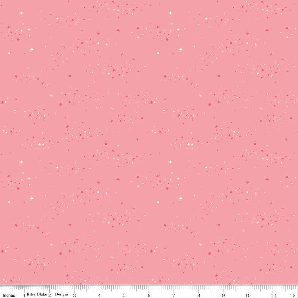 Fabric Riley Blake Pink Starlight Essence by the Quarter Yard C16463-PINK