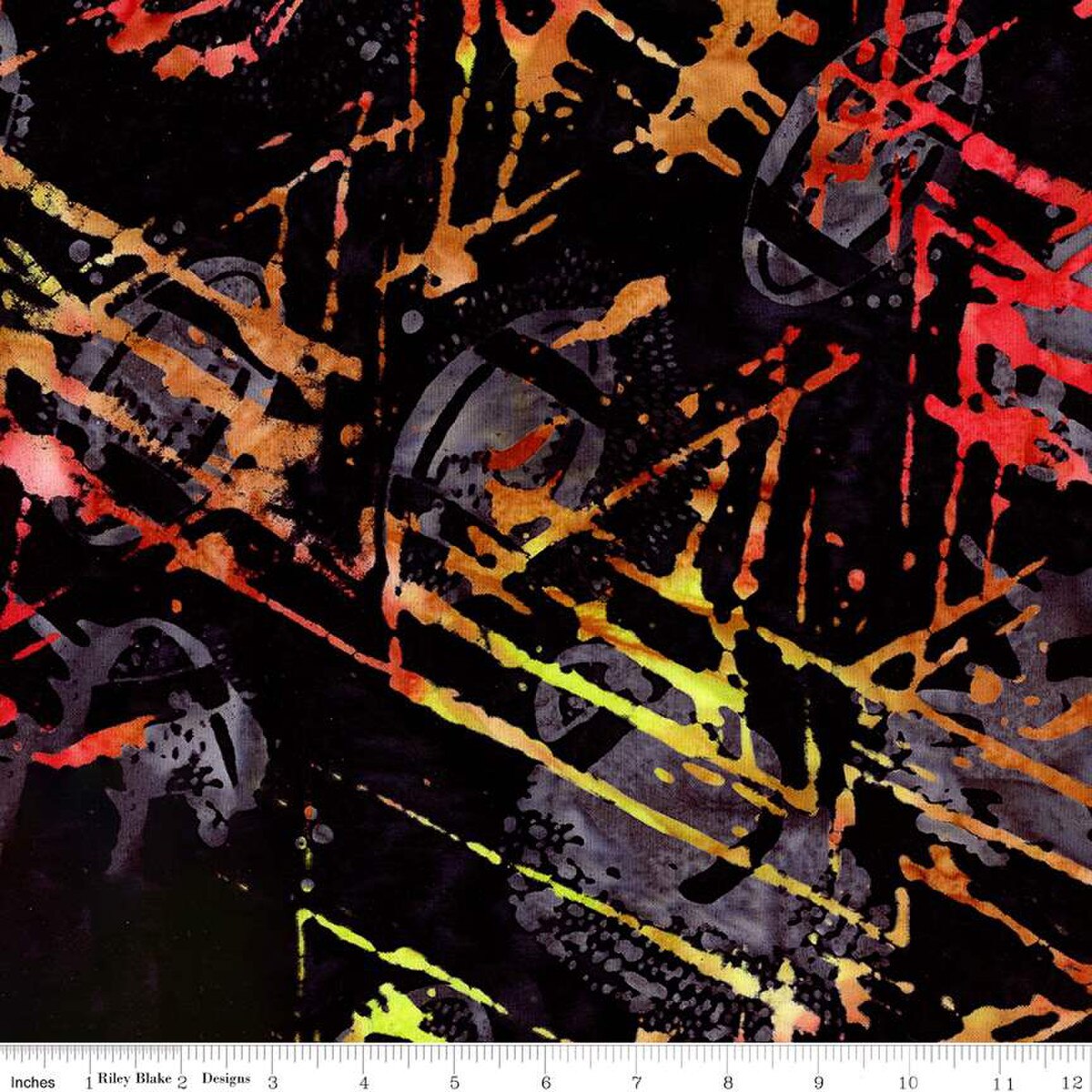 Fabric Riley Blake Poppy Quartz Expressions Batiks Let's Play Ball! by the Quarter Yard BT23163-244