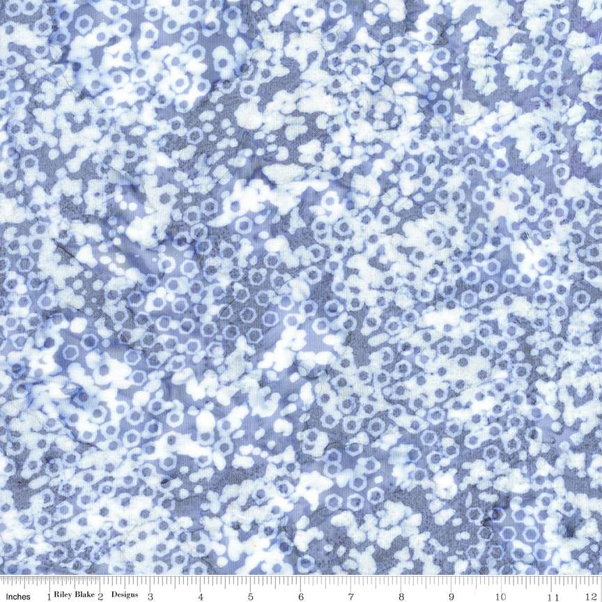 Fabric Riley Blake Powdered Pearl Expressions Batiks Let's Play Ball! by the Quarter Yard BT23171-162