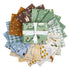 Fabric Riley Blake Precuts Faraway Kingdom 18pc Fat Quarter Bundle FQ-17430-18