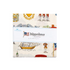 Pack of fabric with Independence Day design featuring a ship, flags, and text on a white background.