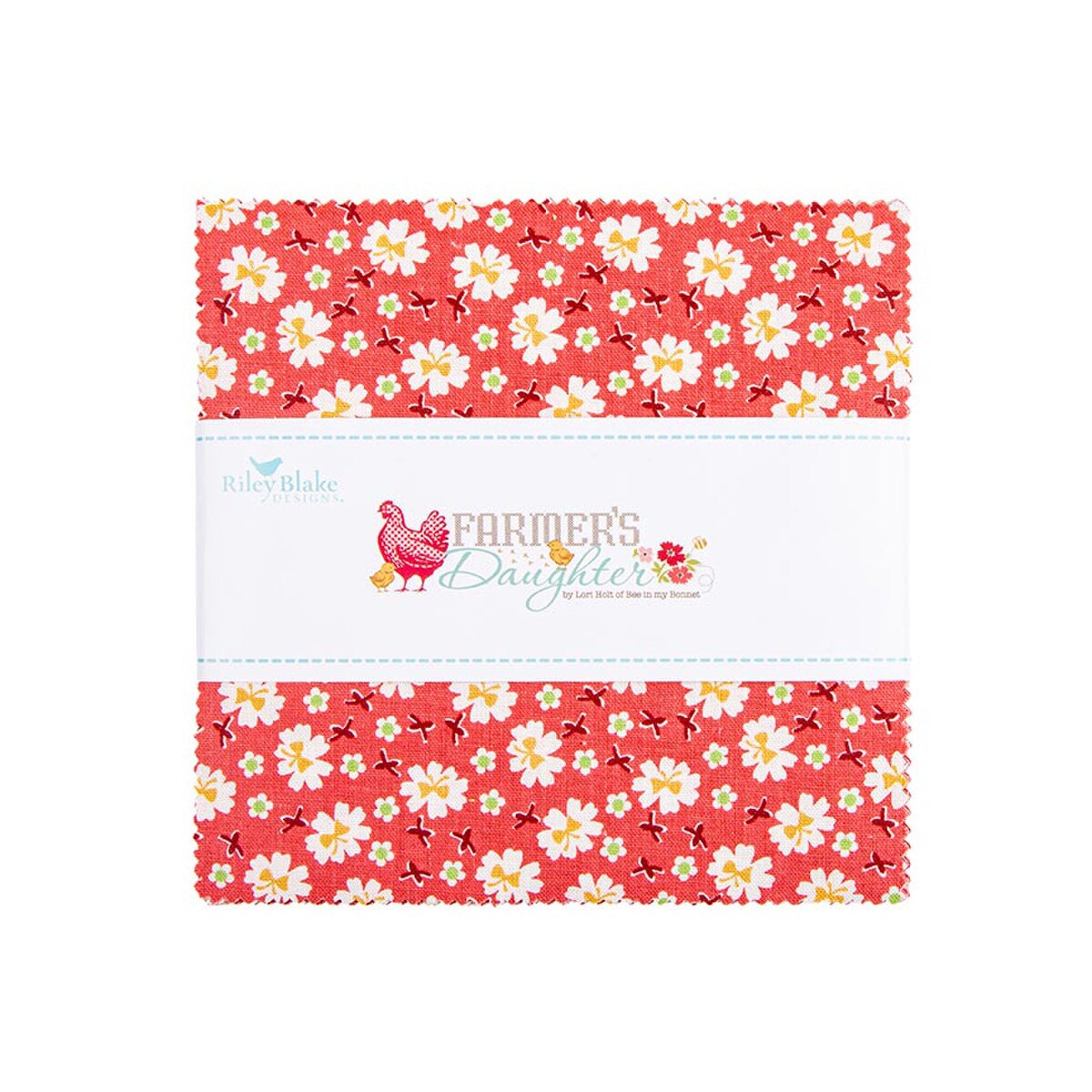 Fabric Riley Blake Precuts Lori Holt Farmer's Daughter 42pc 5" Stacker 5-17160-42