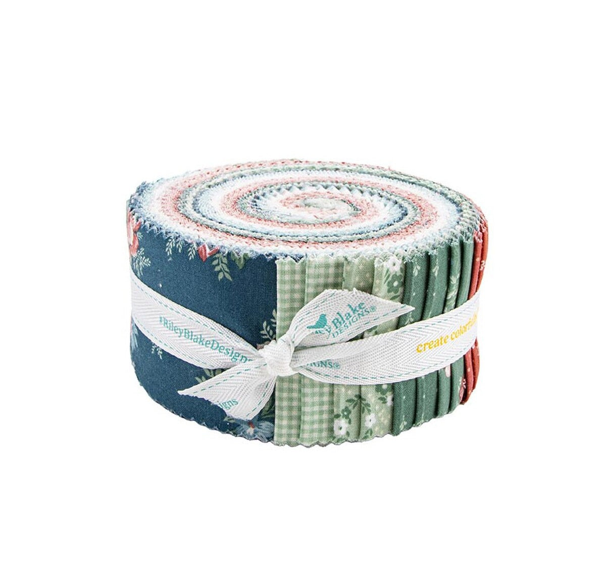 Fabric Riley Blake Precuts Mary Catherine 40pc 2.5" Rolie Polie Strip Roll RP-16700-40