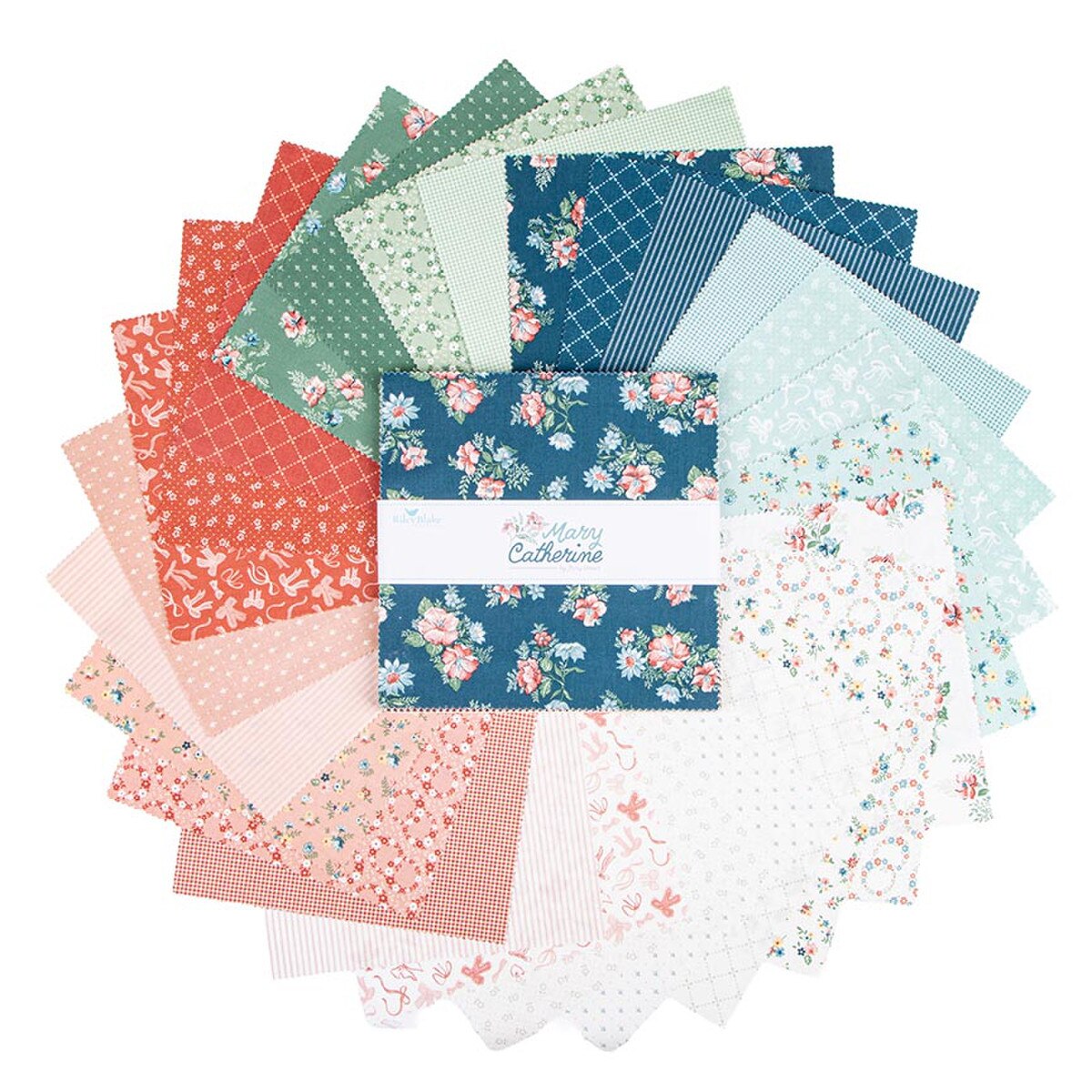 Fabric Riley Blake Precuts Mary Catherine 42pc 10" Stacker 10-16700-42