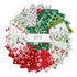Fabric Riley Blake Precuts Mistletoe & Holly 42pc 5" Stackers 5-16400-42