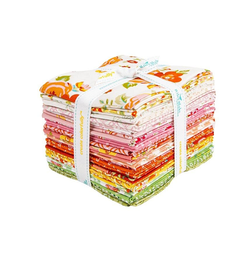 Fabric Riley Blake Precuts Peach Cobbler Fat Quarter Bundle FQ-17420-21