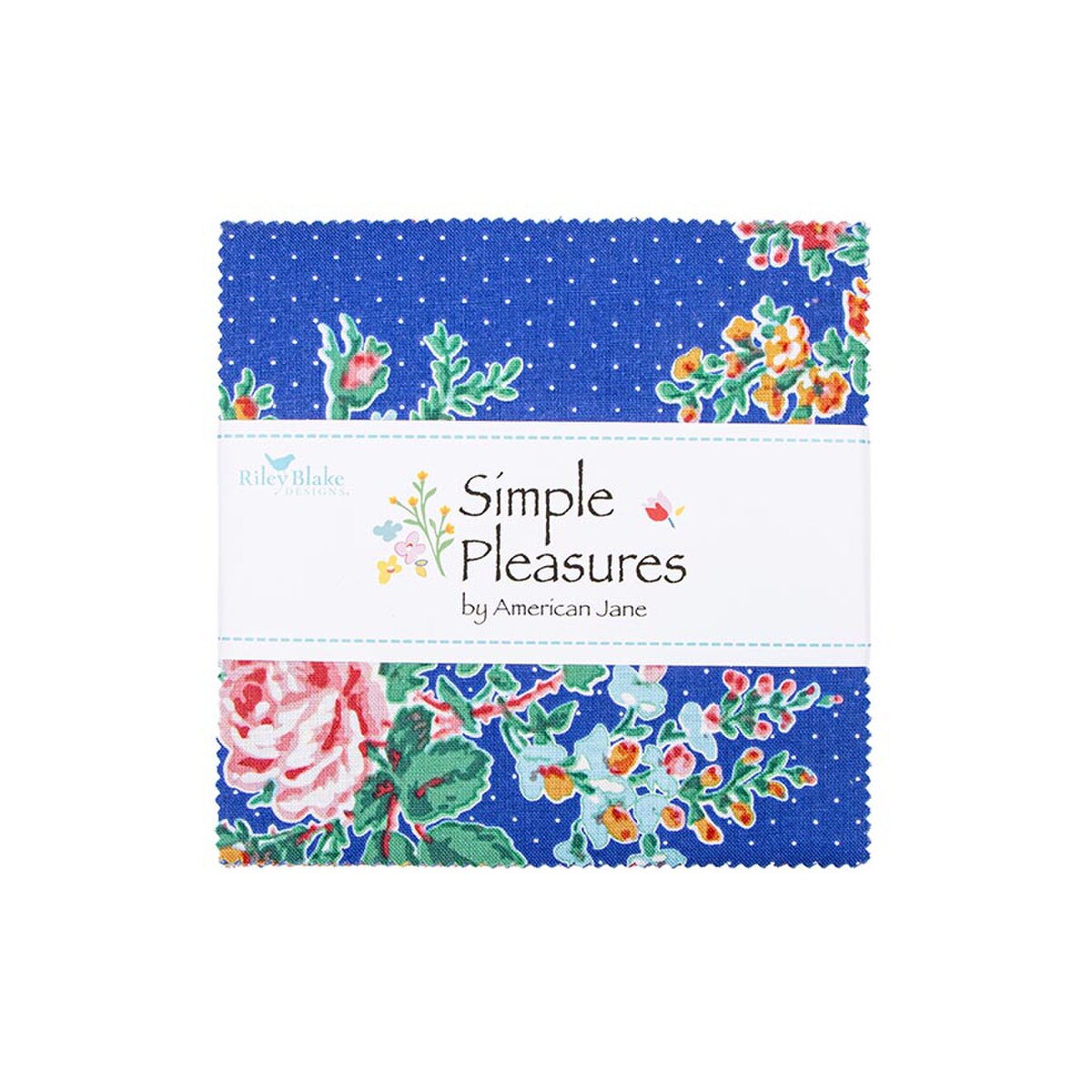 Fabric Riley Blake Precuts Simple Pleasures 5" Stackers 5-16650-42