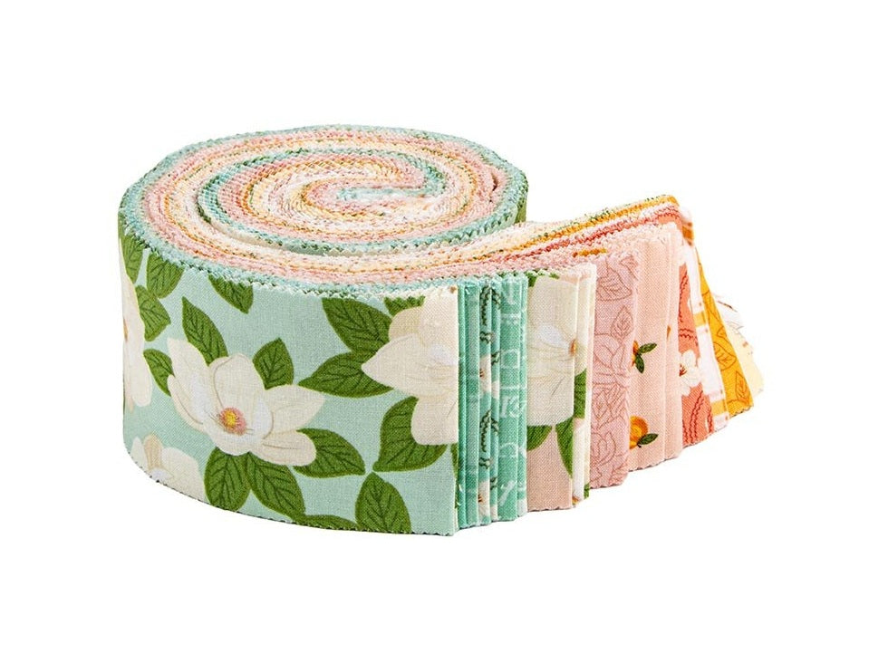 Fabric Riley Blake Precuts Southern Charm 40pc 2.5" Strip Rolie Polie RP-17440-40