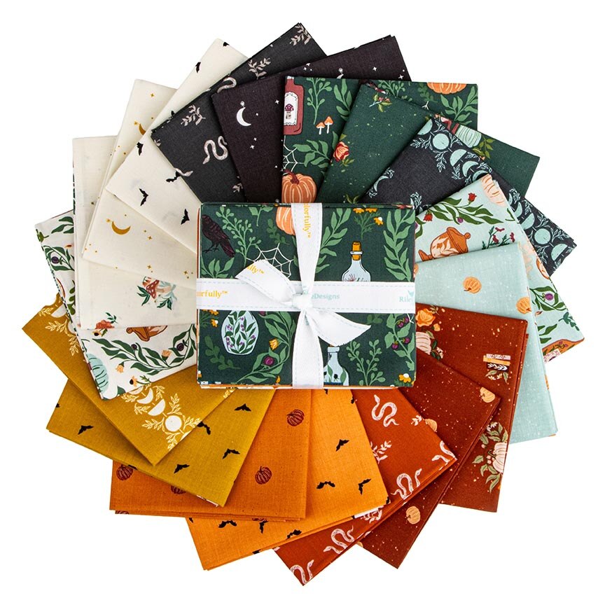 Fabric Riley Blake Precuts The Apothecary 18pc Fat Quarter Bundle FQ-17550-18